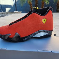 Jordan 14 "Ferrari" Size 10.5 NEW