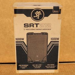 Mackie SRT Series Powered Speaker 12" PA System Bluetooth 1600 Watts SRT212 🚨 Payment Options Available 🚨 No Credit Needed 🚨 