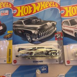 💥HOT WHEELS '49 DRAG MERC ZAMAC 2024 Series HW ROLLING METAL💥