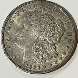 1921  P Morgan Silver Dollar 