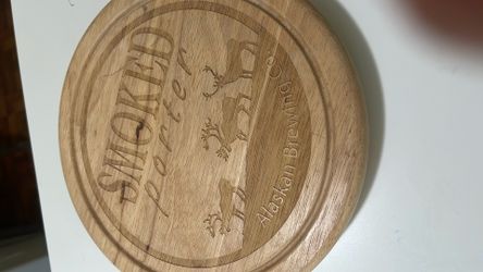 Alaskan Brewing Company Charcuterie Serving board Wood 