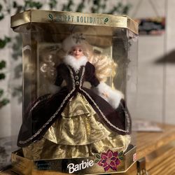 happy holidays special edition barbie 1996