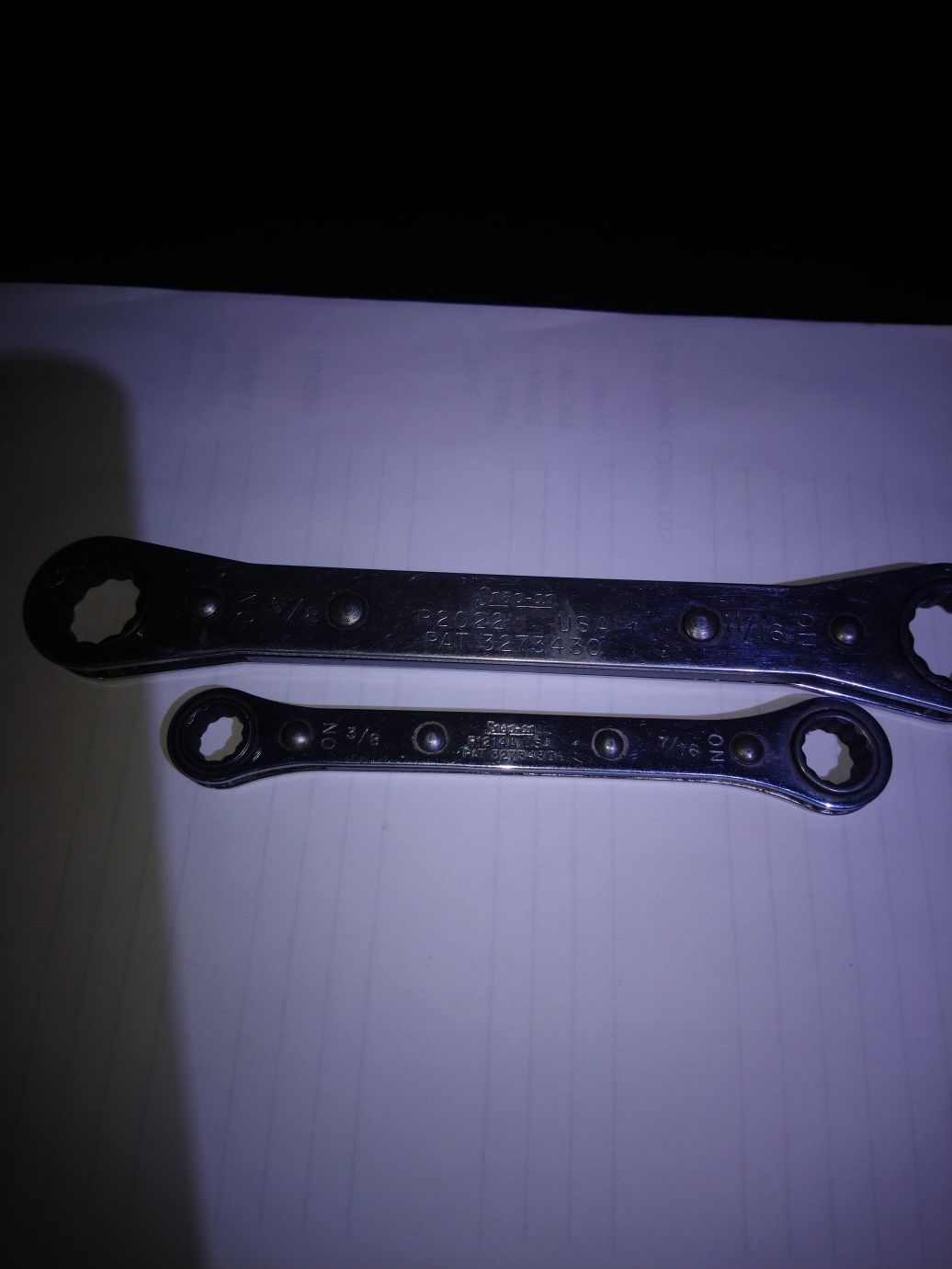 Snap on size 11/16 5/8 & 3/8 & 7/16