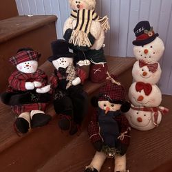 Lot Of Snowmen 