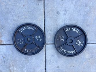 Iron  Olympic Weight Plates