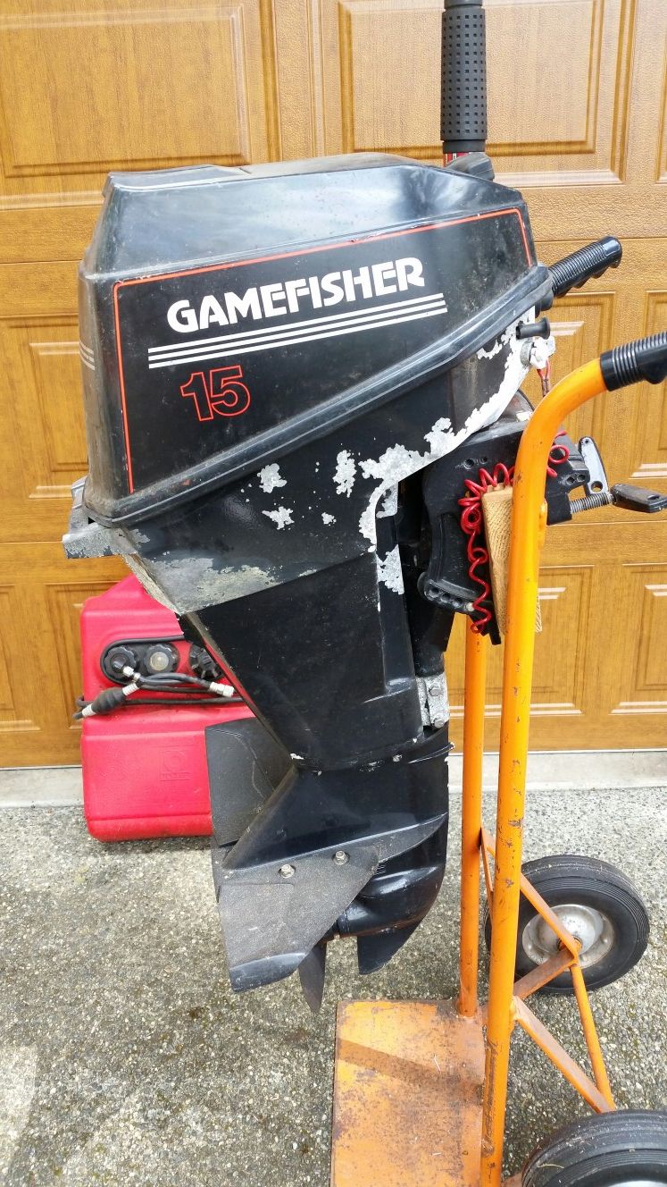 15 hp Gamefisher outboard motor for Sale in Snohomish, WA OfferUp