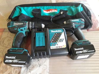 set of Makita screw guns