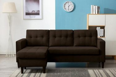 New Chocolate Sectional Sofa