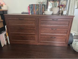 Brown Dresser - IKEA SONGESAND 6-drawer dresser, brown