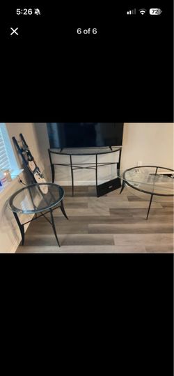 Glass Table Set