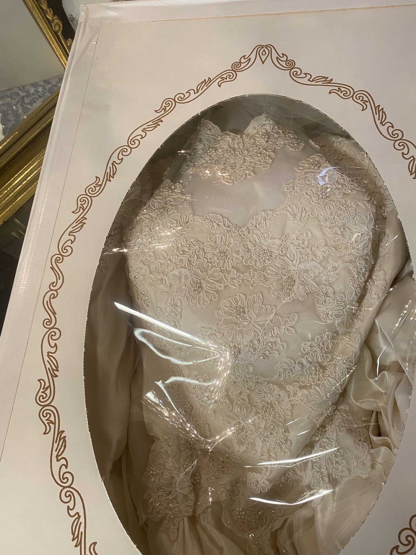 Wedding Dress NIB With 2 Youth Sized White Dresses