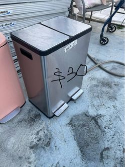 Ruth condition, two compartment trashcan