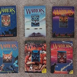 Warrior Cats Full Book Set The New Prophecy