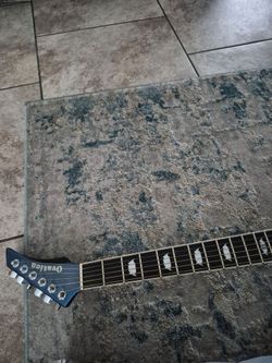 Turquoise ovation 1989 guitar