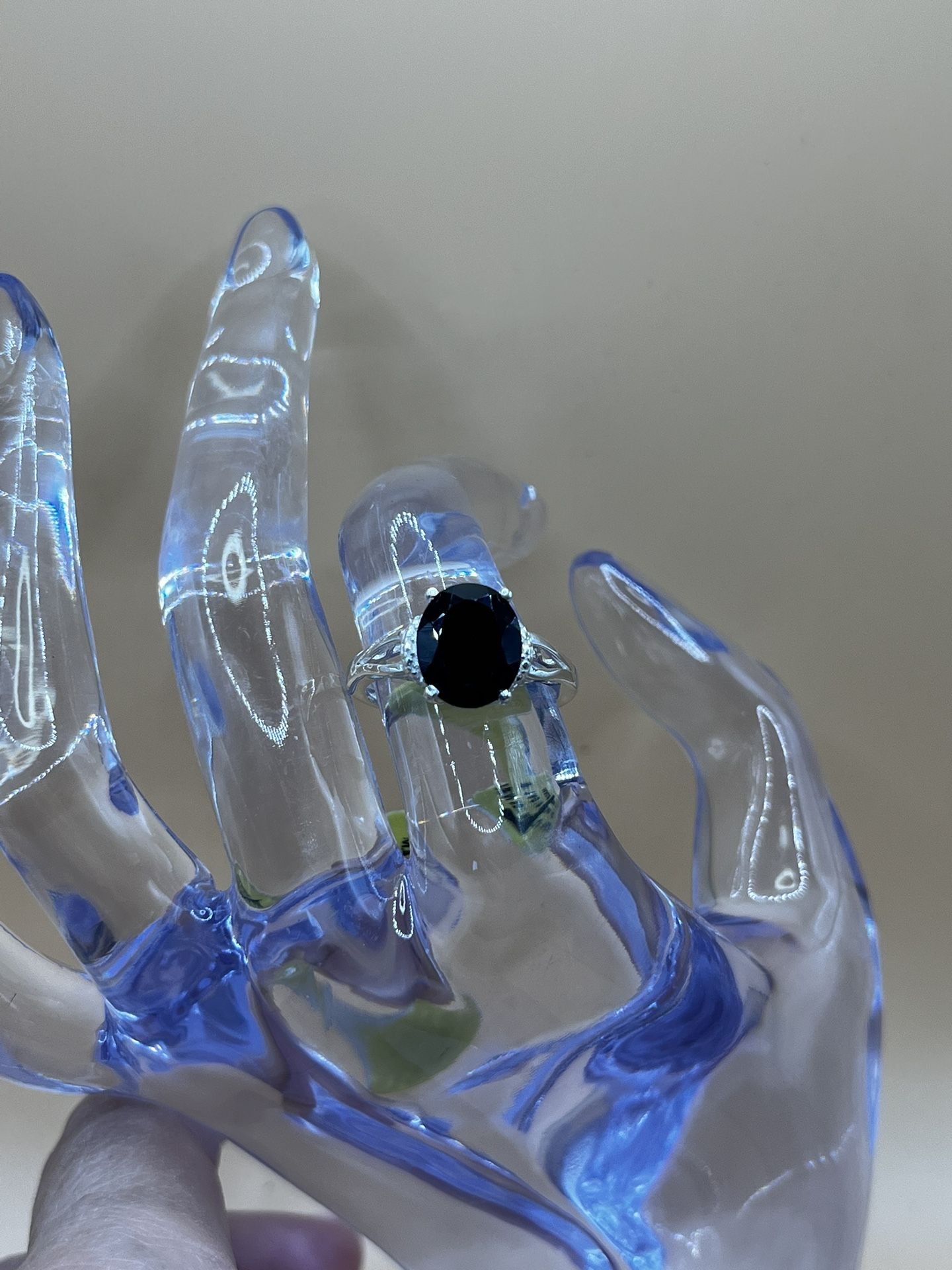 Beautiful Black Tourmaline Ring.