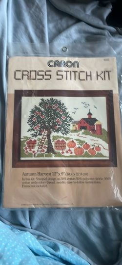 Caron Autumn Harvest Cross Stitch Kit