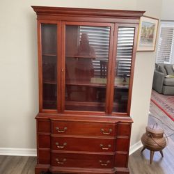 Mahogany China Cabinet 