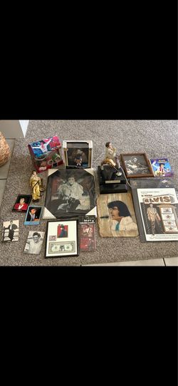 Lot of Elvis memorabilia