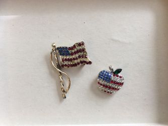 Patriotic pins