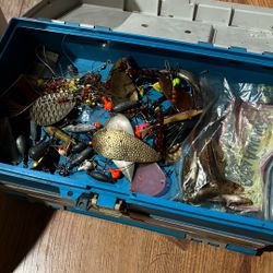 Tackle Box With Assorted Lures
