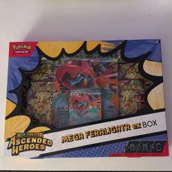 Pokemon TCG Ascended Heroes Mega Feraligatr Ex Box Brand New Sealed