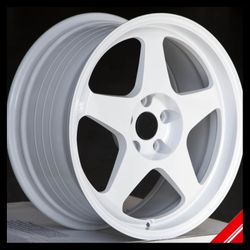 Brand New 18" CC CF22 18×8.5 Gloss White 5×114.3 [+35mm] Wheels