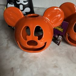Mickey Mouse Ceramic Halloween 🎃 Pumpkin