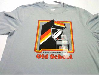 Cool Retro! 🎮🕹Mens “OLDSCHOOL” 🕹🎮 Adult T-shirt  $9 each or 2 for $15!