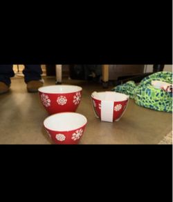 Holiday bowl set NEW
