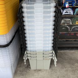 Storage Totes 12 Gallons $8 Each