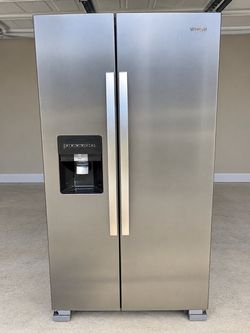 Whirlpool 24.6 Cu. Ft. Stainless Steel Side-by-Side Refrigerator