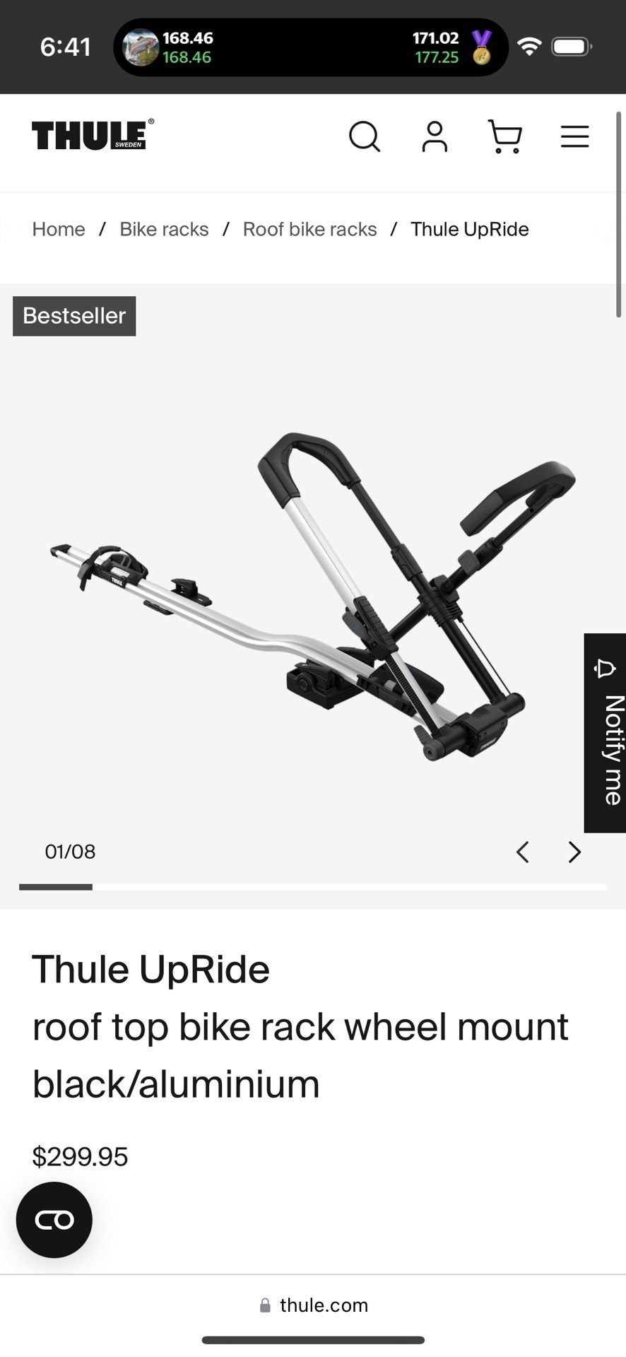 Thule Up Ride Bike Racks