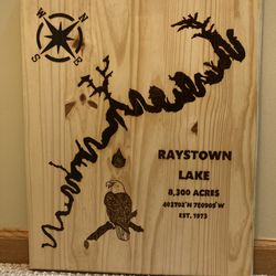 Raystown Lake Hand Made Maps  Thumbnail