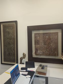 Large Heavy Framed Wall Art