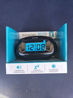 Sharp Digital Alarm Clock