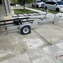 2011 Pacific galvanized Trailer  Fits Boat 9-14ft 