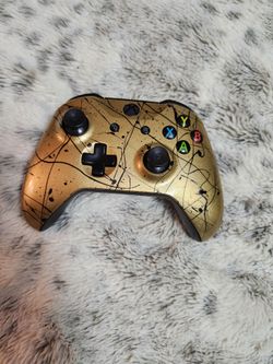 Custom Gold Splatter Xbox One Wireless Controller - Fully Tested