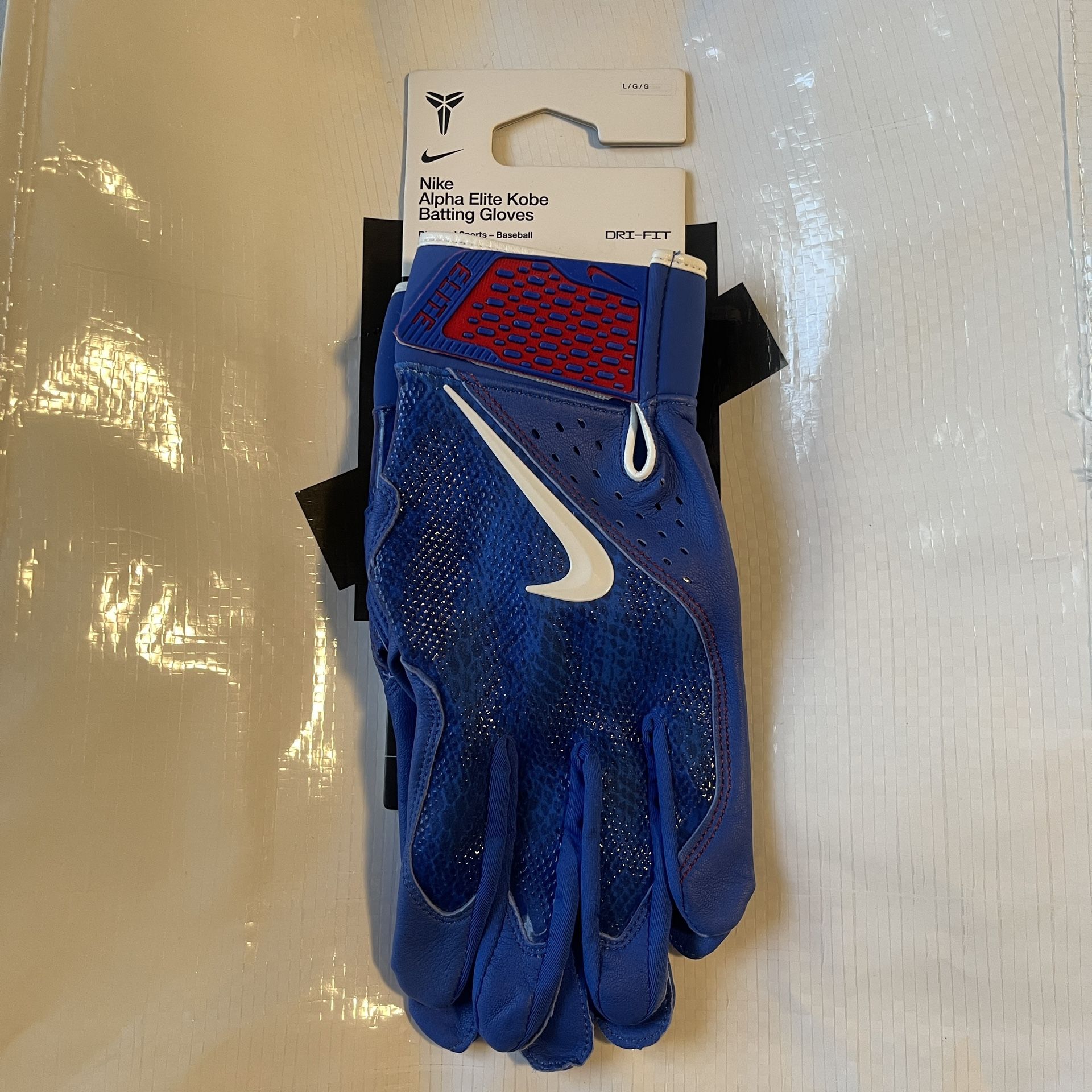 Nike x Kobe Alpha Elite Batting Gloves Undefeated Exclusive Size Large