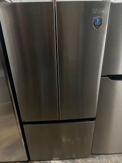 Stainless steel 3 door refrigerator