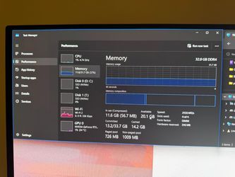 Pc with monitor.