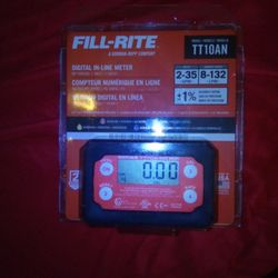 Digital Inline Fuel Meter 