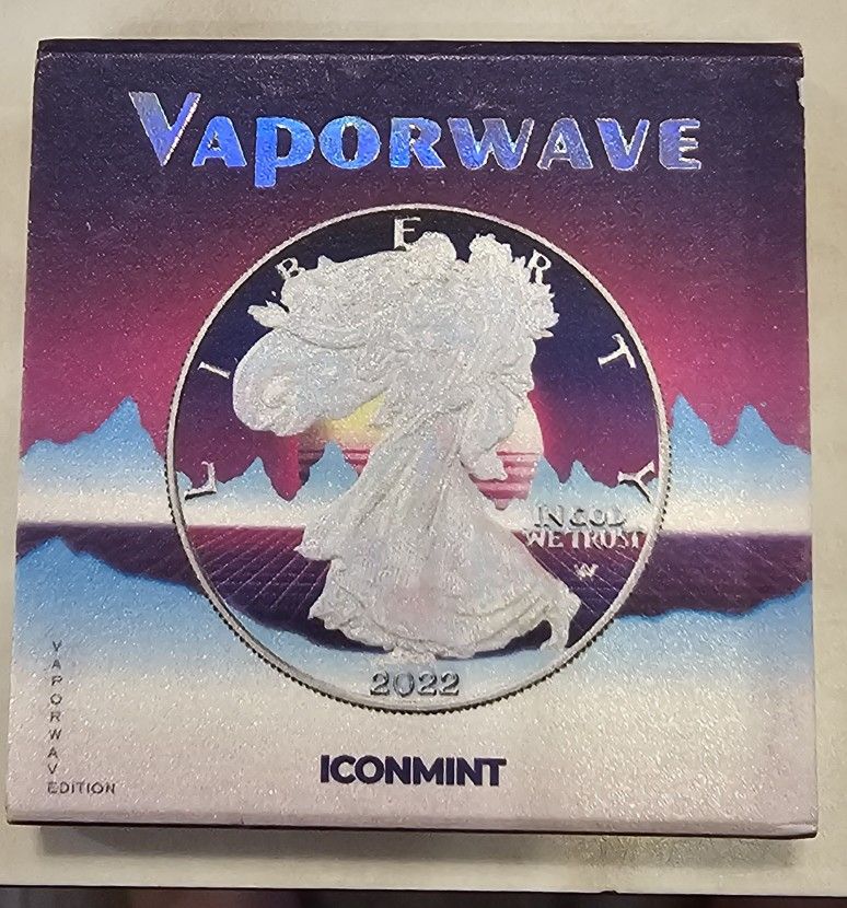 Vaporwave Silver Eagle