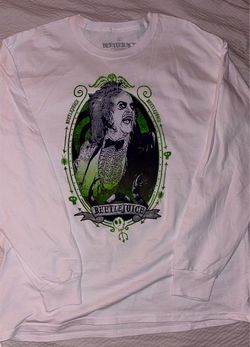 Beetlejuice Long Sleeve Graphic Tee large