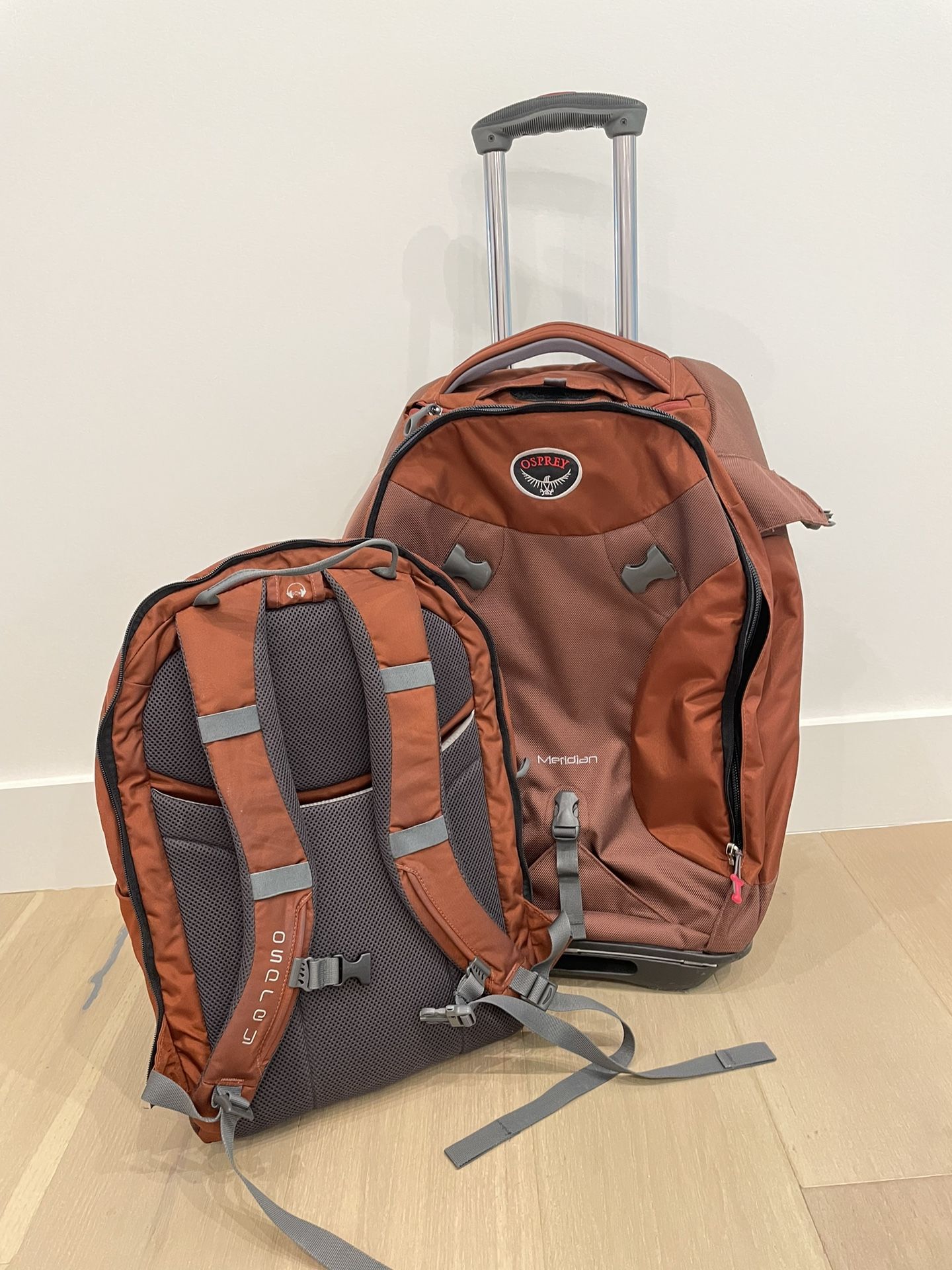 Osprey Meridian 22 Convertible Backpack Carry On With Wheels