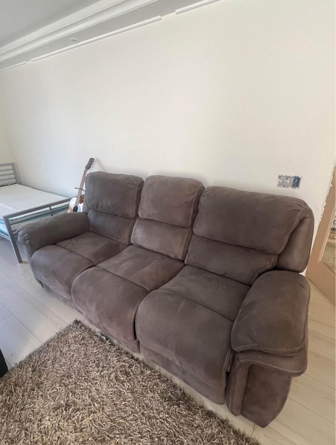 Motor Power Recliner Sofa 3 Seats