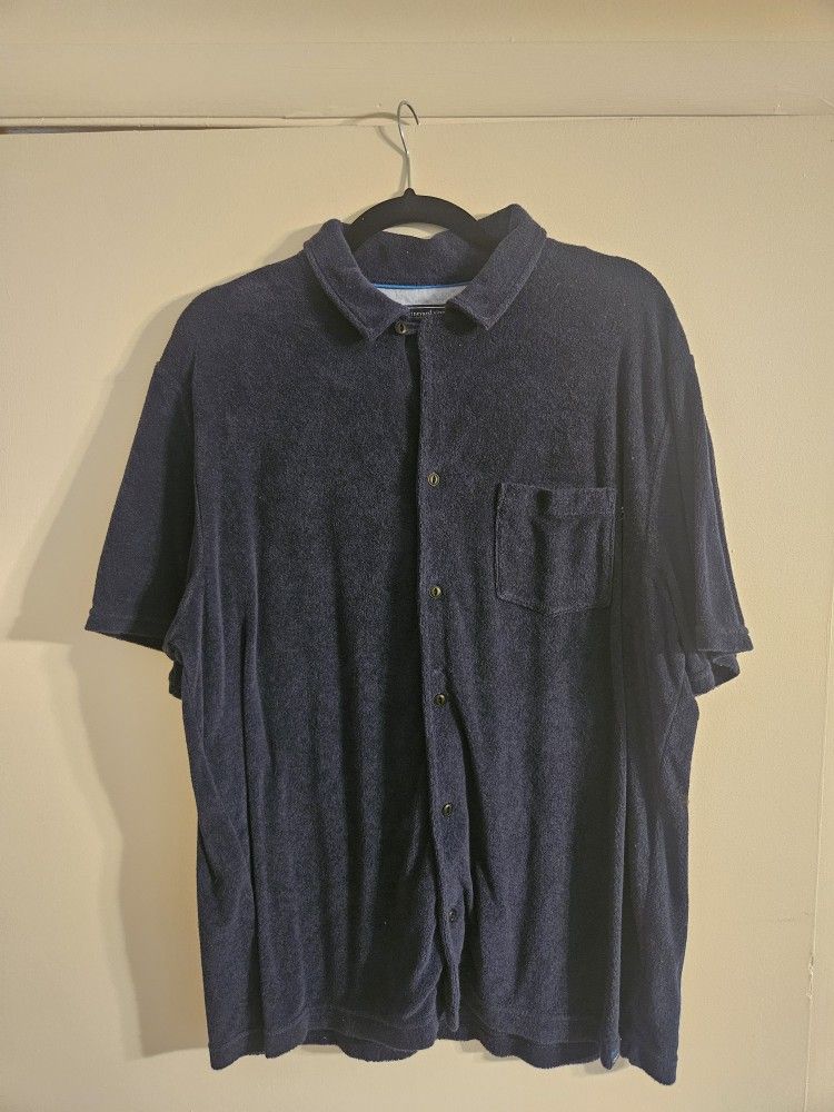 Vineyard Vines Men's Terry Camp Shirt NWOT Size Large