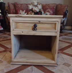 Solidwood Nightstand 24"H 23"W 17"D