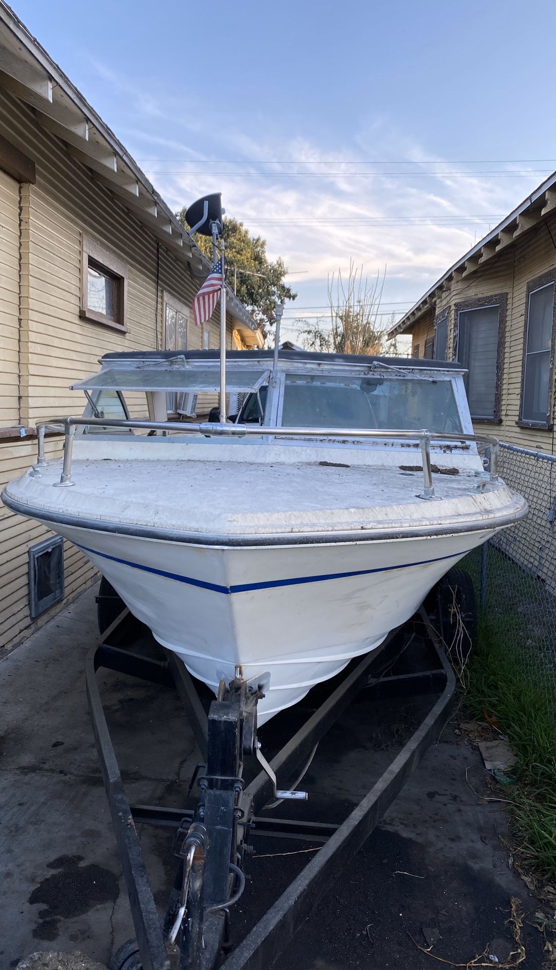 1971 Boat with trailer