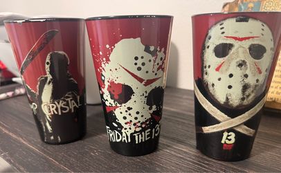 Friday the 13th Jason Voorhees Pint Glasses Set (3) - 16oz