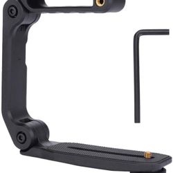 U-Grip Video Filming Camera Handle with Standard 1/4 Threaded Interface Foldable Handheld Stabilizer Holder Grip, Gimbal Stabilizer Accessories